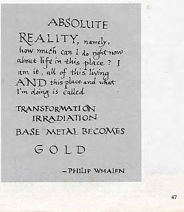 Machine generated alternative text:
ABSOLUTE 
LITY, 
Ccpl. 1 
-k his ? I 
AND 
TRBNSFORMAII 
ATI ON 
BASE BECOMES 
GOLD 
— PHIL» WHALEN 
