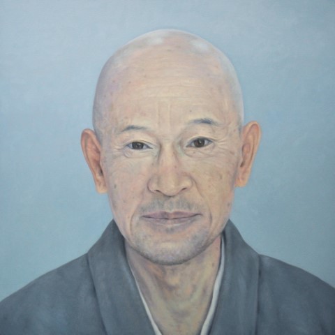 Shunryu Suzuki - Oil on Canvas