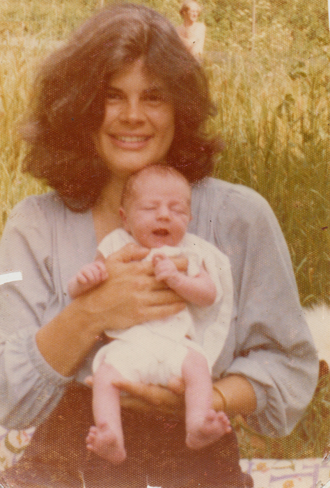 1-15-11 - Darlene Cohen in 1973 with son Ethan with hubby Tony in 